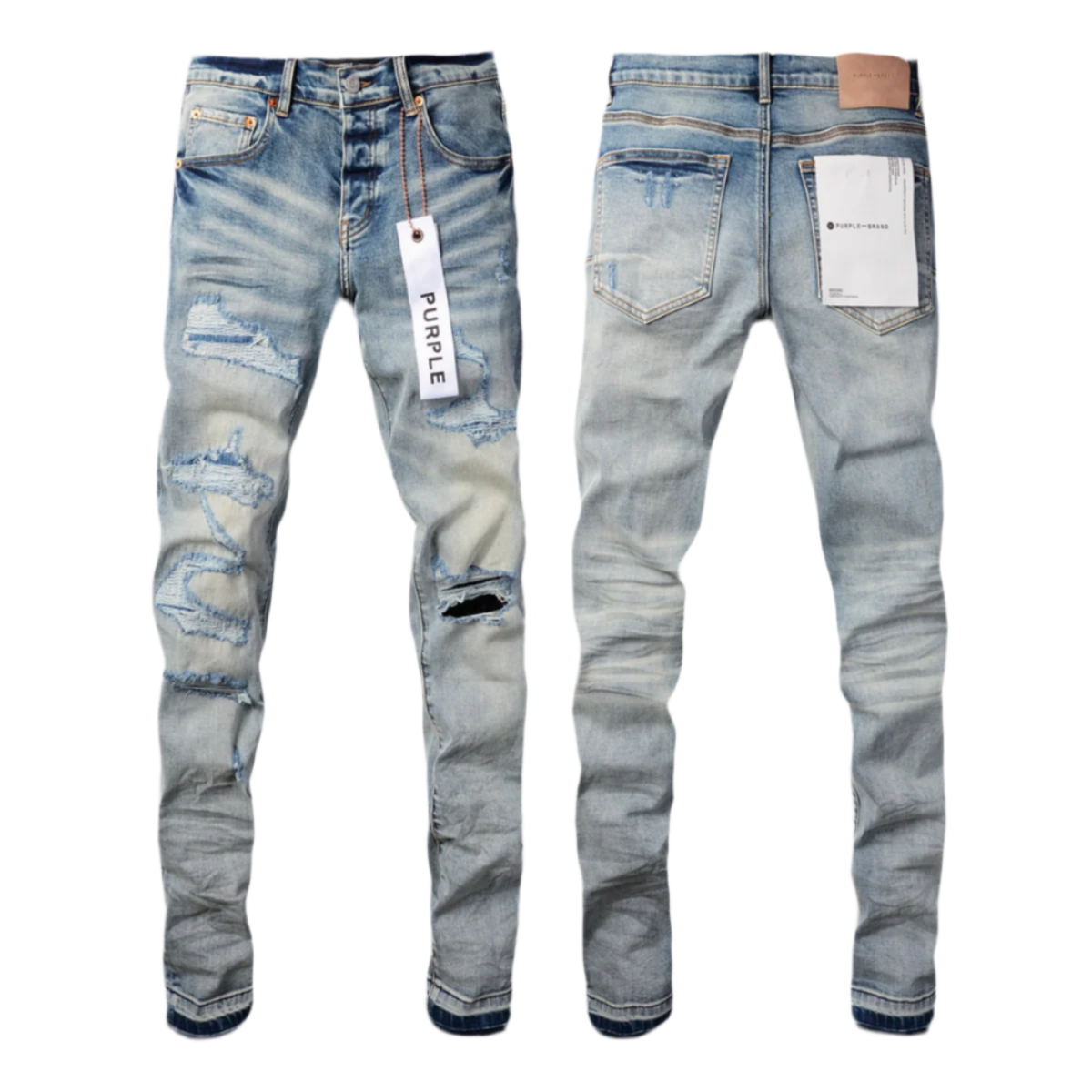 Purple High Waist Jeans - REPCONNECTAU