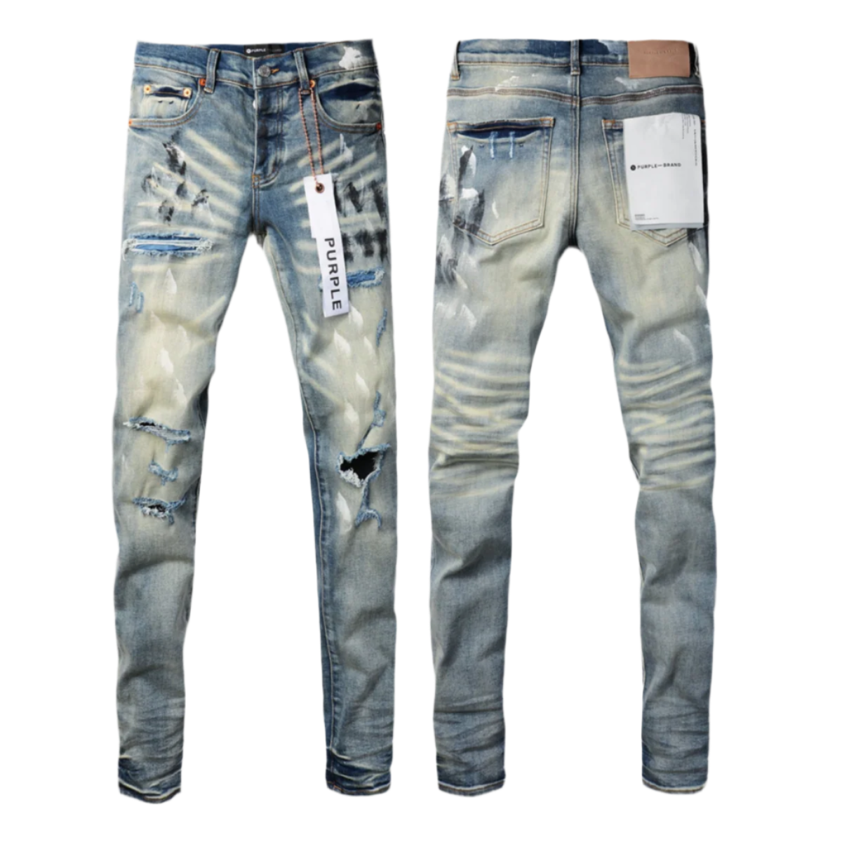 Purple Distressed Jeans - REPCONNECTAU