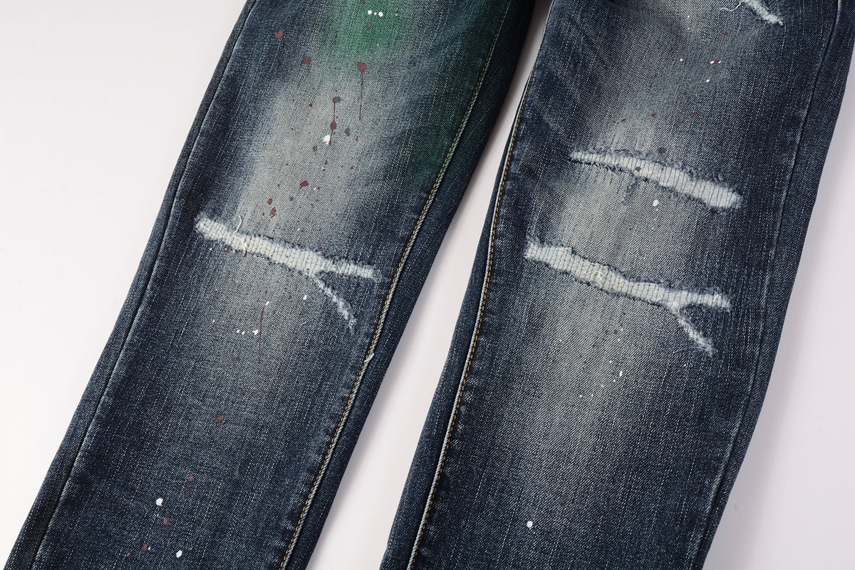 Purple Fashion Jeans