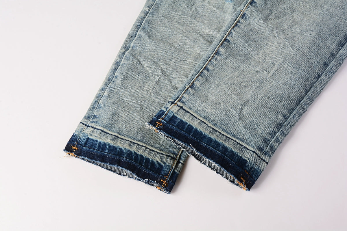 Purple High Waist Jeans