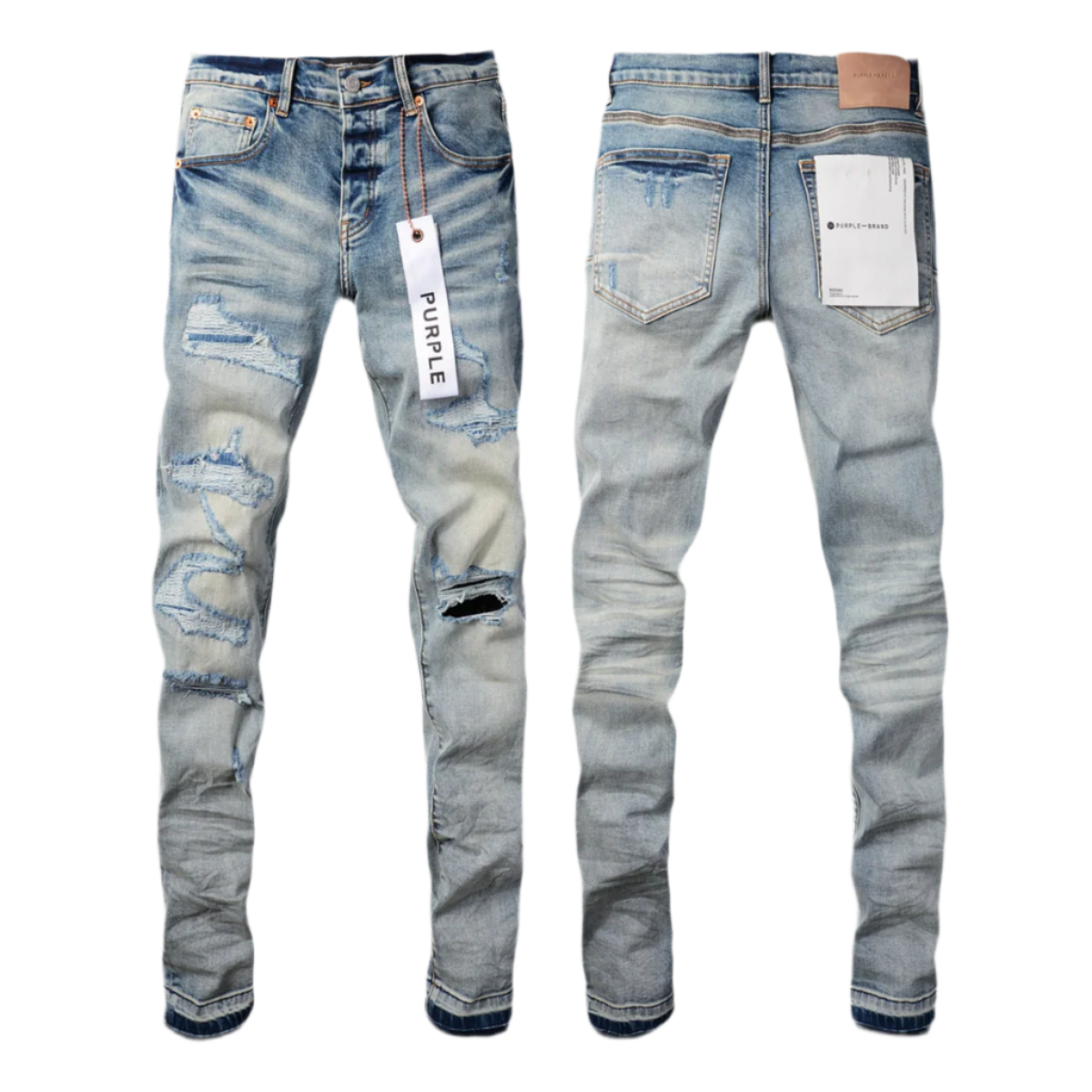 Purple Slim Fit Jeans - REPCONNECTAU