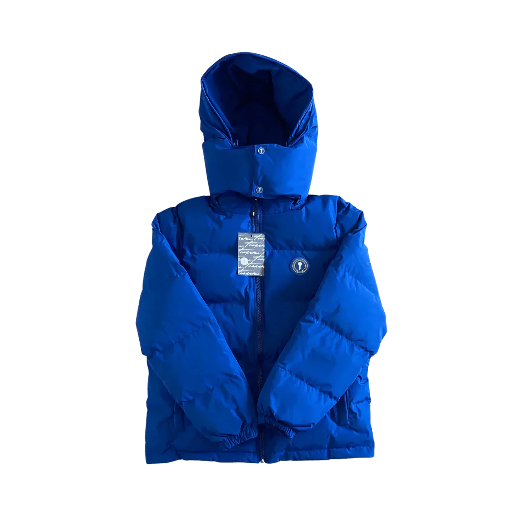 Dazzling Blue Irongate Hooded Puffer Jacket - VDRXPLG🔌