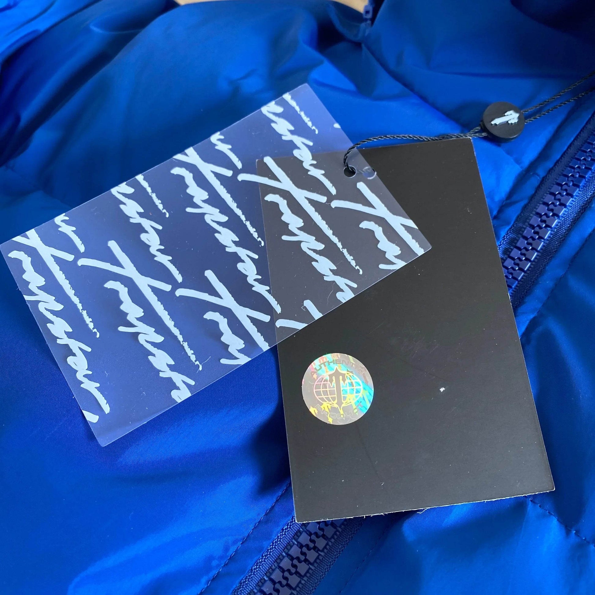 Dazzling Blue Irongate Hooded Puffer Jacket - VDRXPLG🔌
