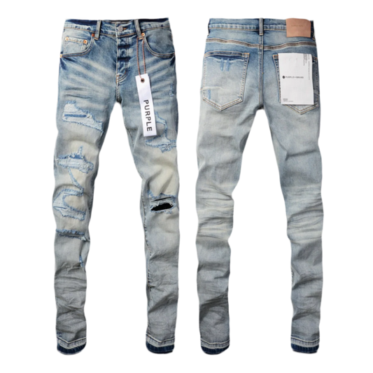 Purple High Waist Jeans - REPCONNECTAU