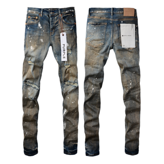 Purple Faded Slim Jeans - REPCONNECTAU