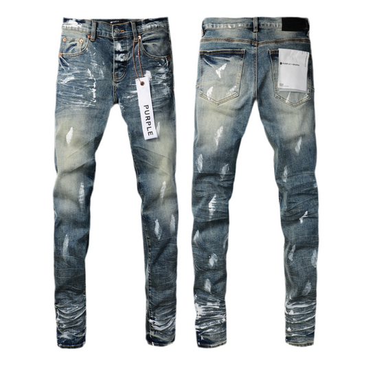 Purple Color Denim Jeans - REPCONNECTAU