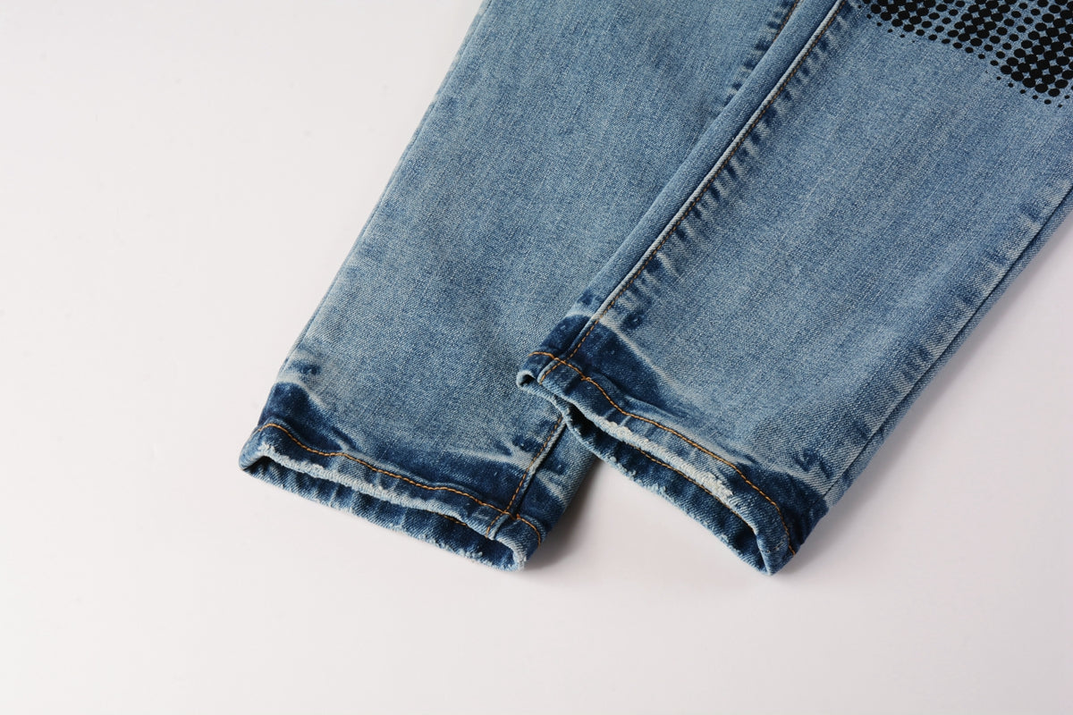 Purple High Waist Jeans