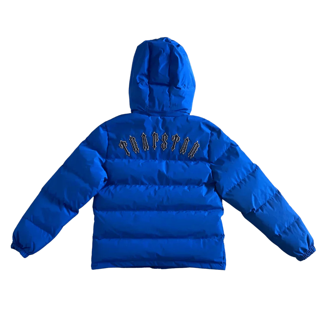 Dazzling Blue Irongate Hooded Puffer Jacket - VDRXPLG🔌
