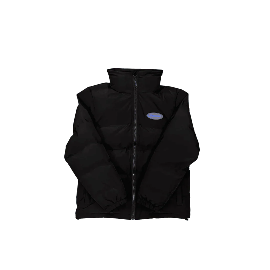 Black/Purple Hyperdrive Puffer Jacket - VDRXPLG🔌