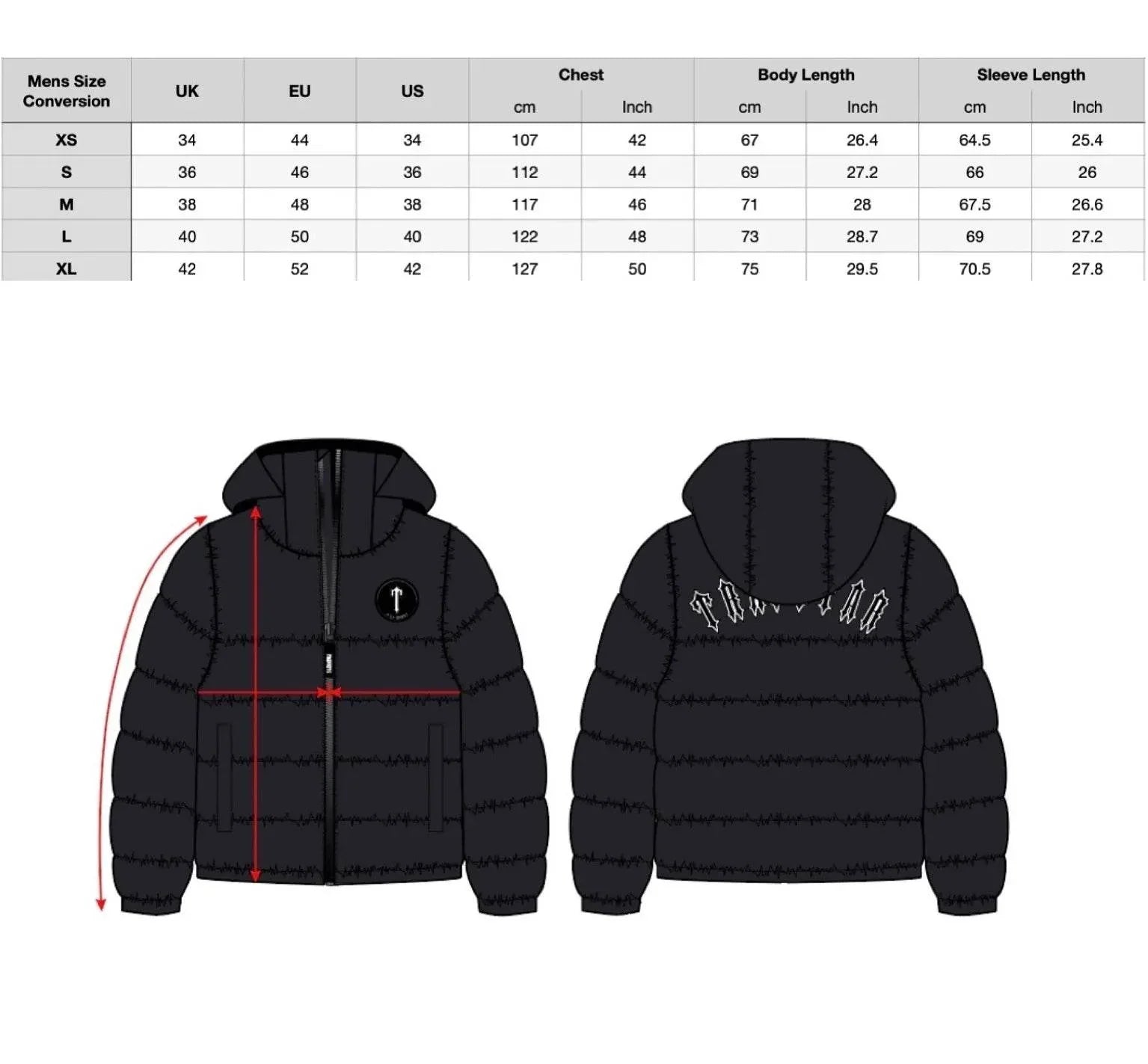 Blackout Irongate Hooded Puffer Jacket - VDRXPLG🔌